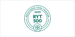 Yoga teacher certification emblem